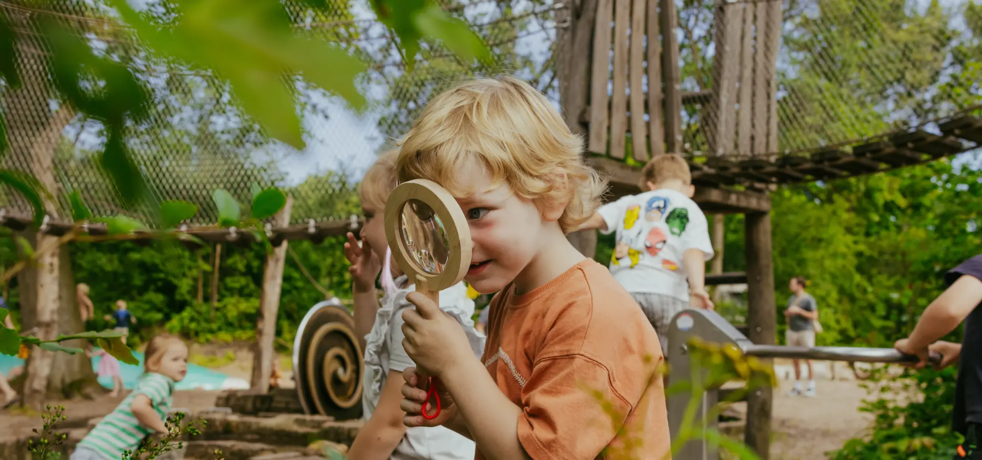Op avontuur in de speeltuin