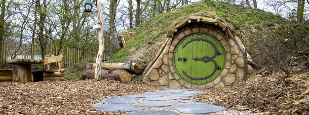 Hobbitwoning ingang